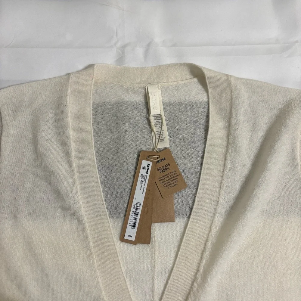 BNWT SKIMS Featherweight Cashmere Cardigan Large - Picture 4 of 5